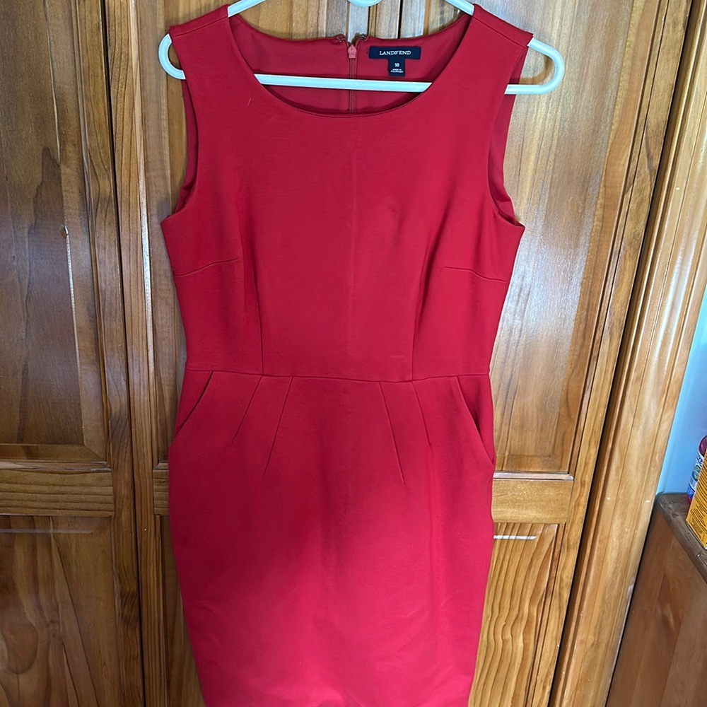 Red dress with POCKETS!